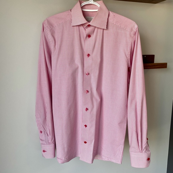 ETON Contemporary Fit Mens Long Sleeve Dress Shirt, Size 15 - Picture 2 of 4